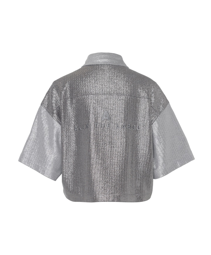 Dames blouse zilver