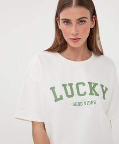 Dames T-shirt ecru