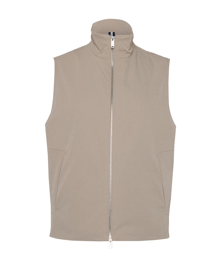 Heren bodywarmer beige