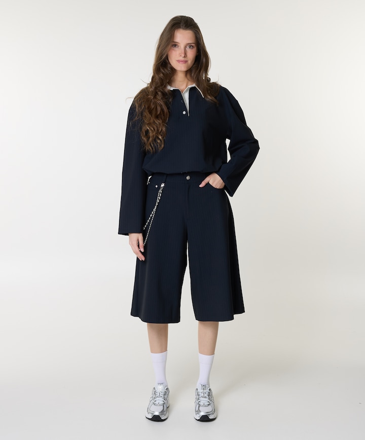 Dames blouse blauw