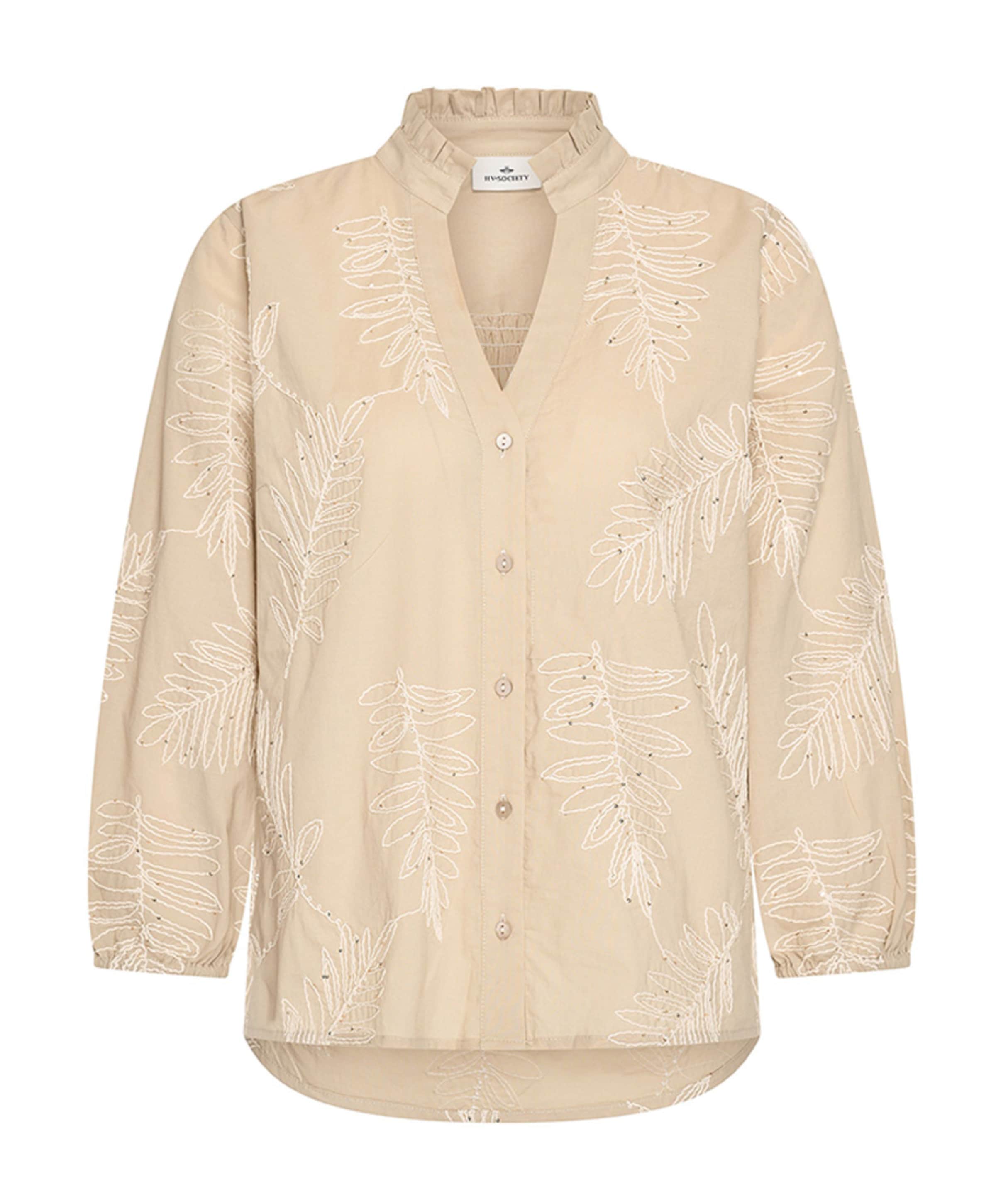 Dames blouse beige