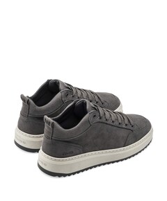 RUSSEL NUB heren sneakers grijs