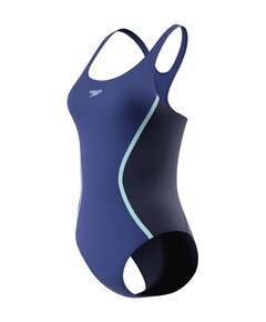 Dames badpak blauw