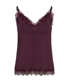 Dames top bordeaux