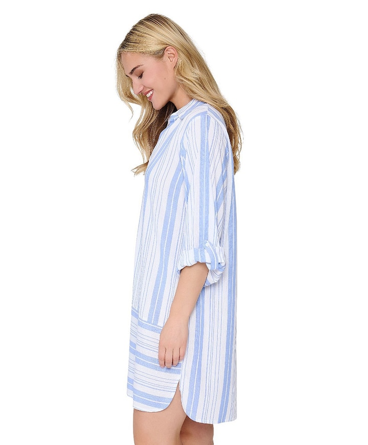 Dames nachthemd blauw