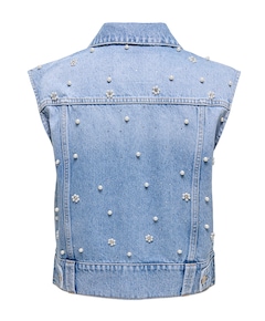 Dames gilet blauw