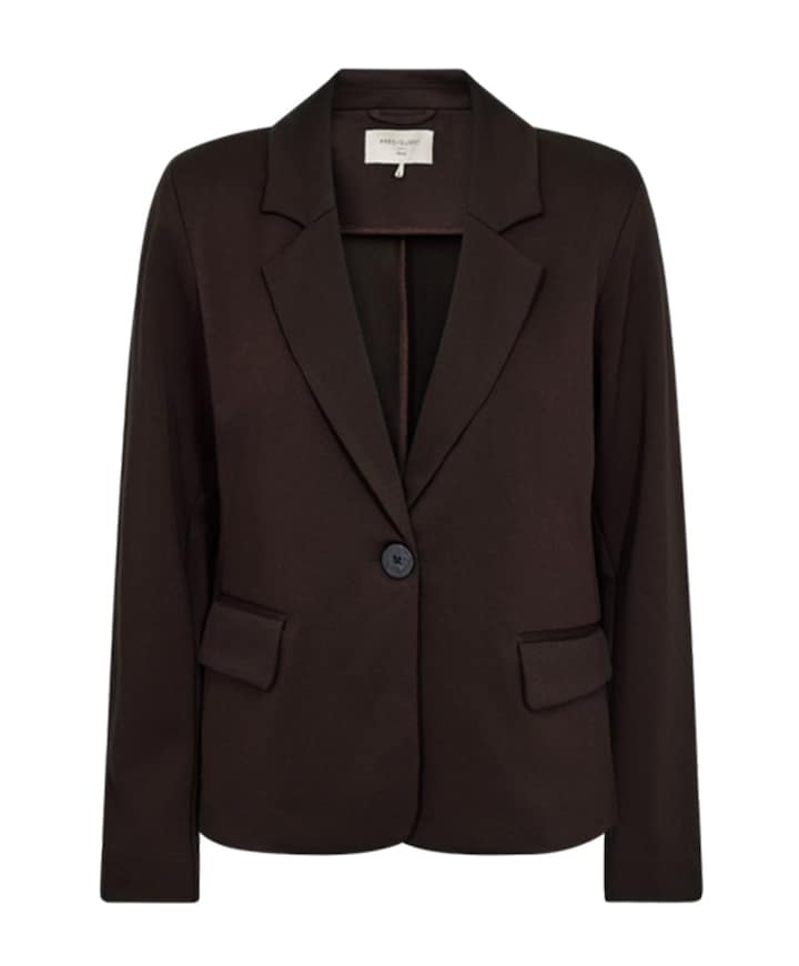 Dames blazer bruin