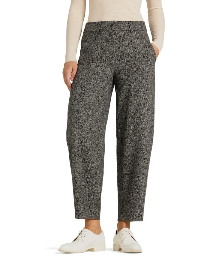 Orly plain dames broek grijs
