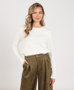 Dames top ecru