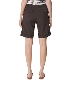 travel uni dames korte broek bruin