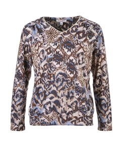 Dames longsleeve bruin