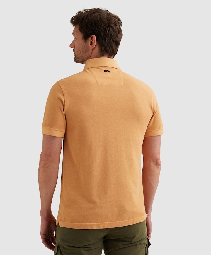 Heren polo oranje
