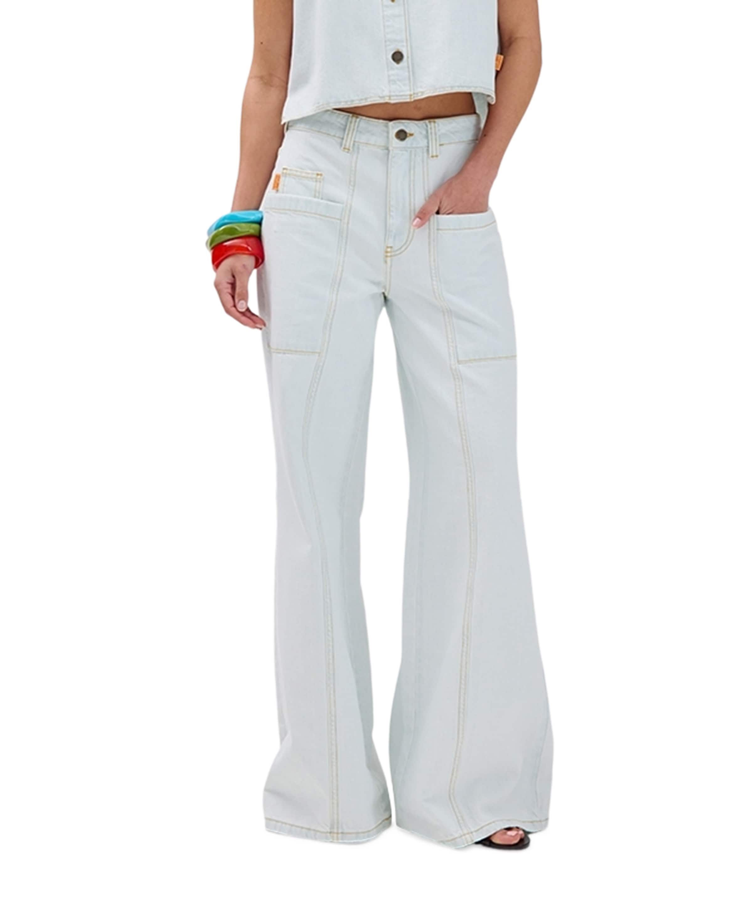 MADELYNN-PA dames jeans blauw