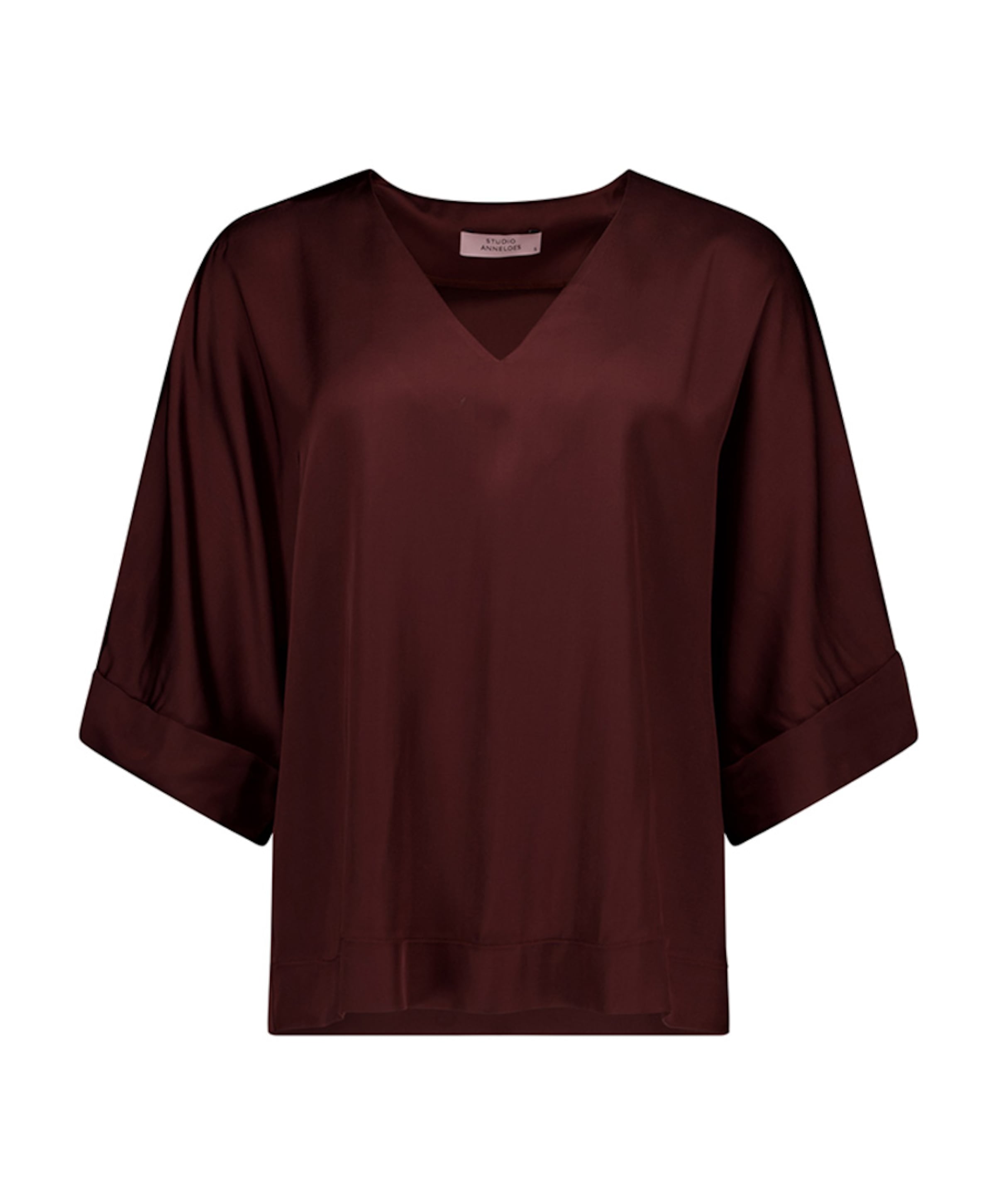 Dames blouse bruin