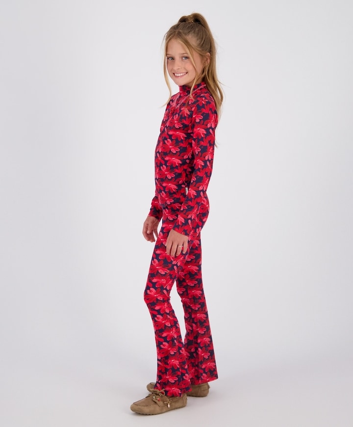 Meisjes longsleeve rood