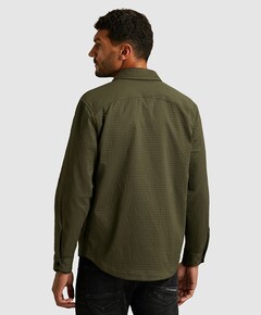 Heren overshirt groen