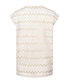 Dames top ecru