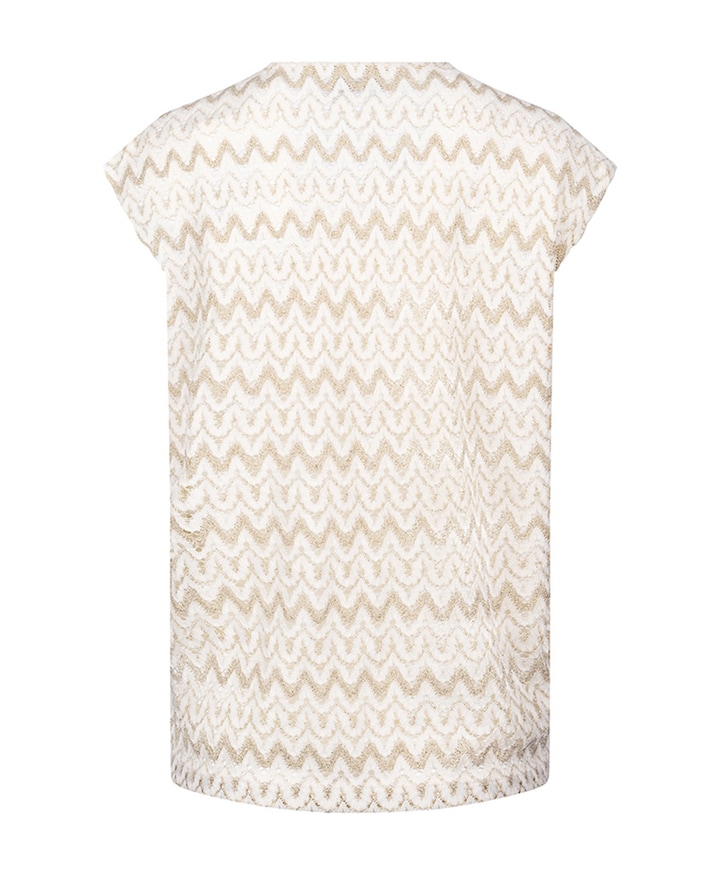 Dames top ecru