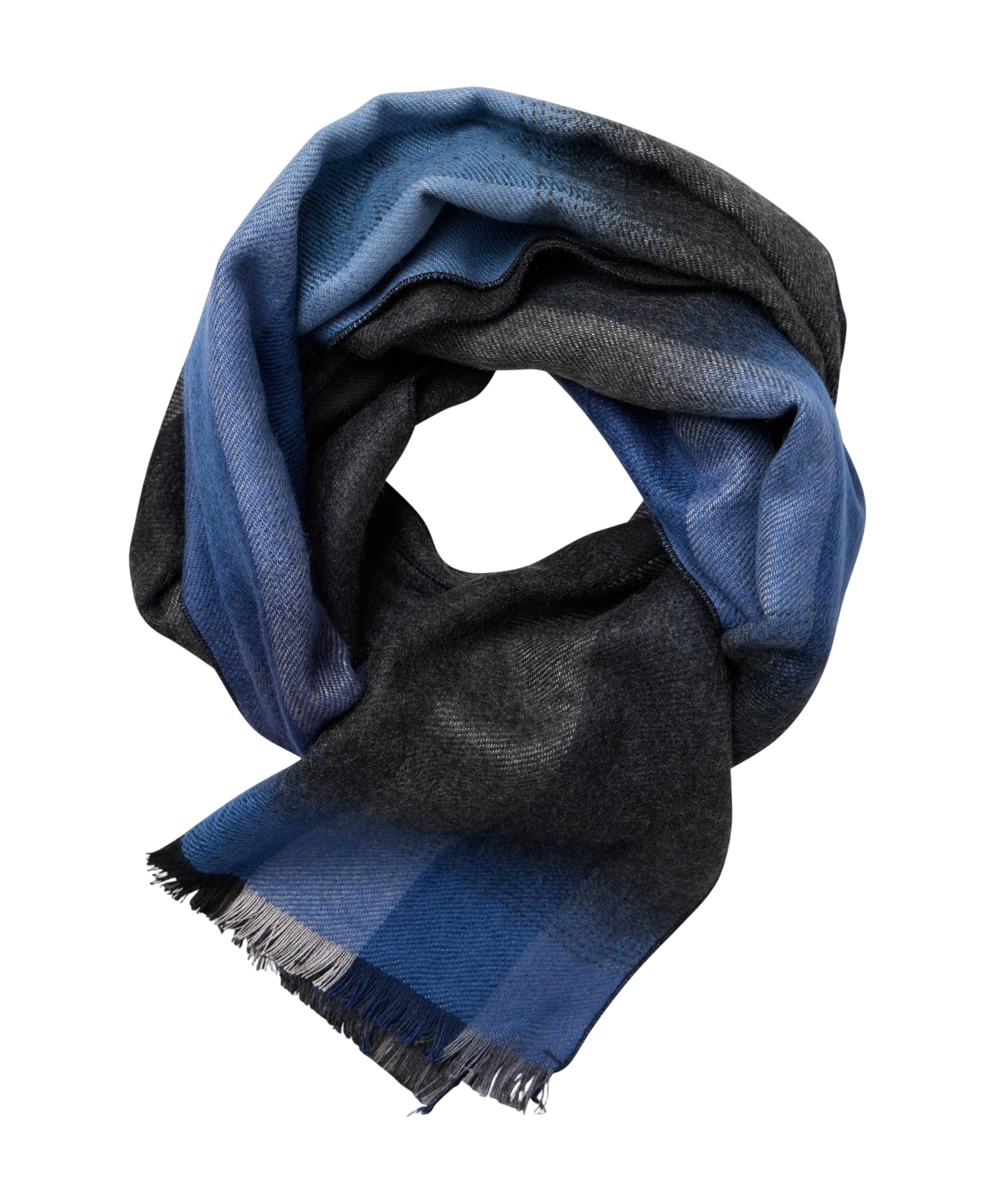 Heren sjaal blauw