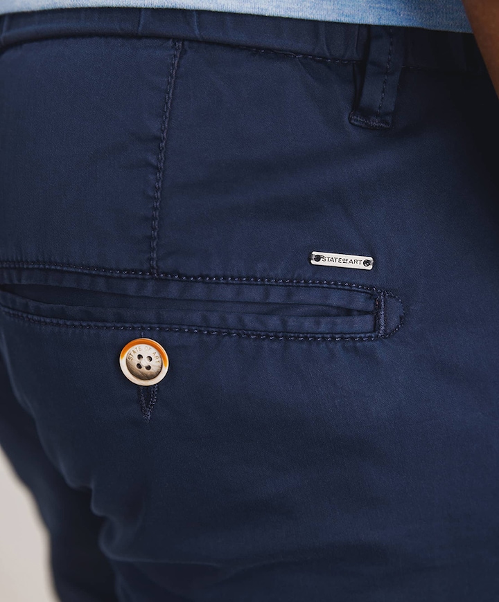 Bermuda Plain korte broek blauw