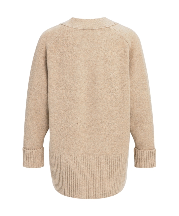 Dames vest beige