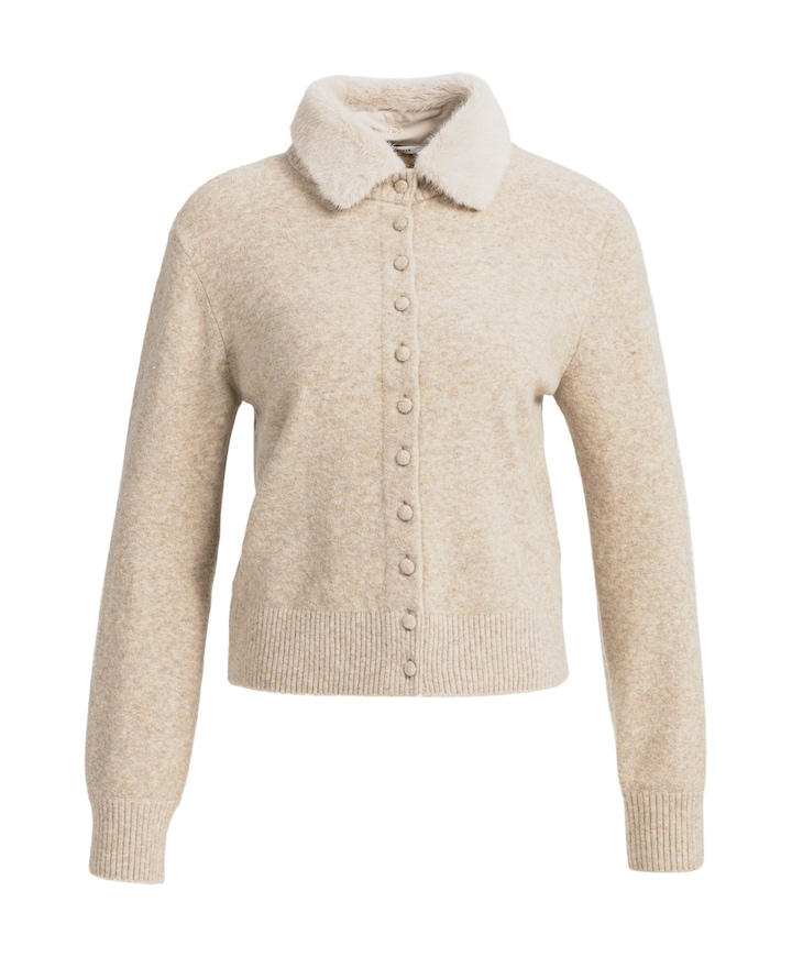 Dames vest beige