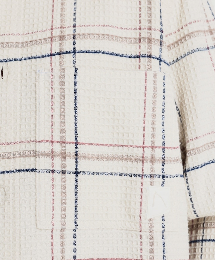 Heren overshirt ecru