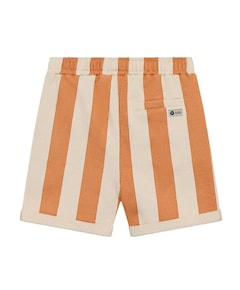 Big Stripe jongens korte broek oranje