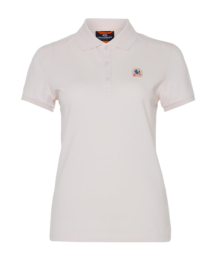 Dames polo ecru