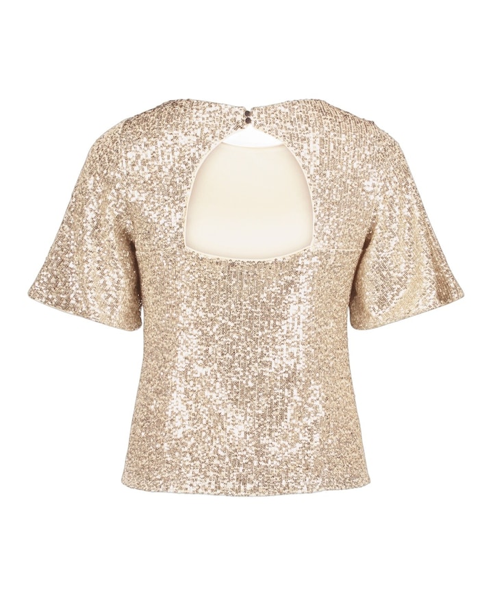 Dames top beige