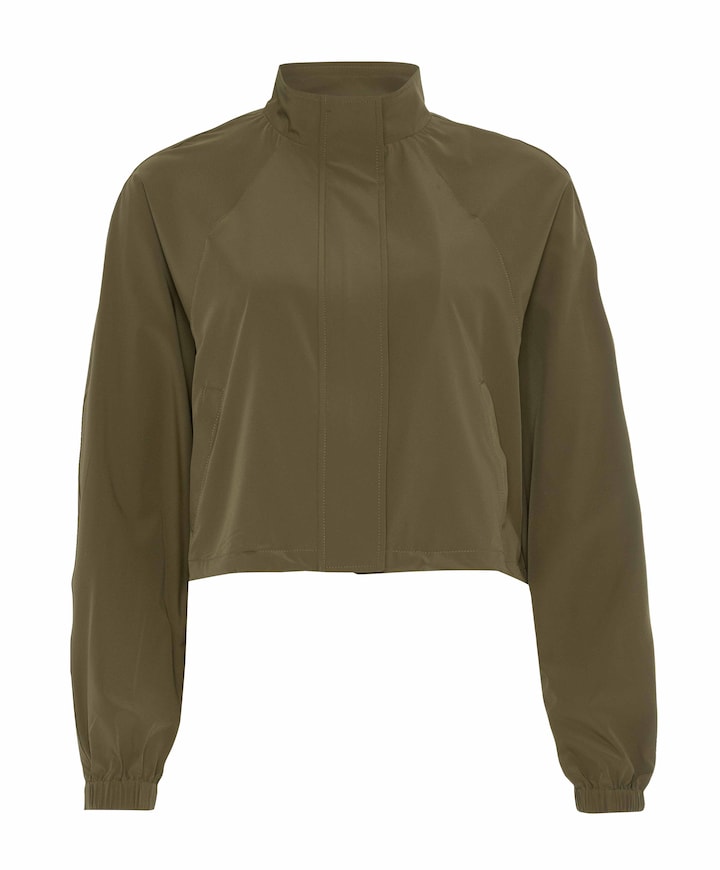 Dames jas groen