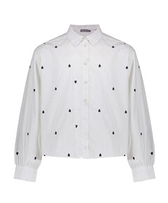 Blouse lange mouw wit