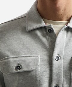 Heren overshirt grijs