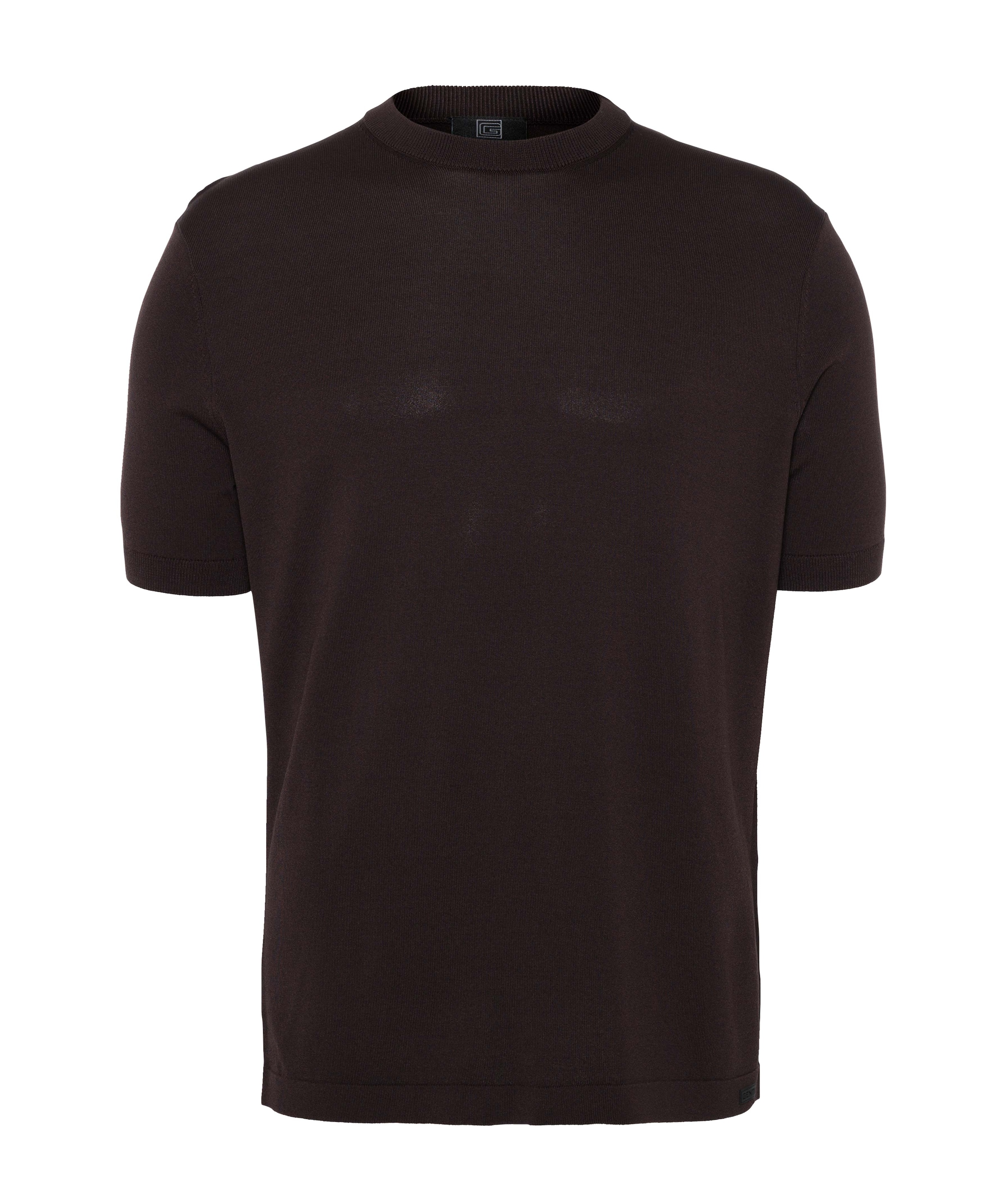 Heren polo bruin