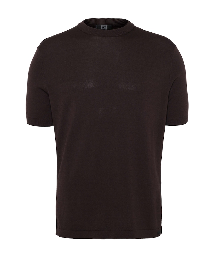 Heren polo bruin
