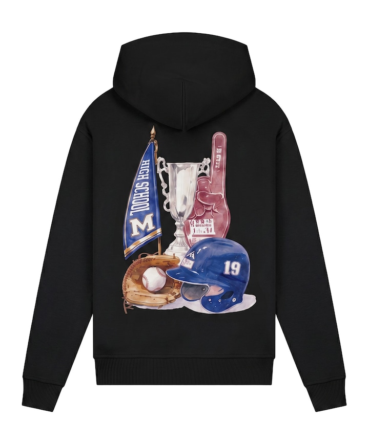 Jongens hoodie zwart