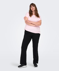 ONPFOLD MW JAZZ NOOS dames plussize trainingsbroek zwart
