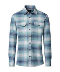 Heren overshirt blauw