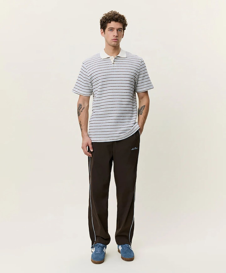 Heren polo ecru