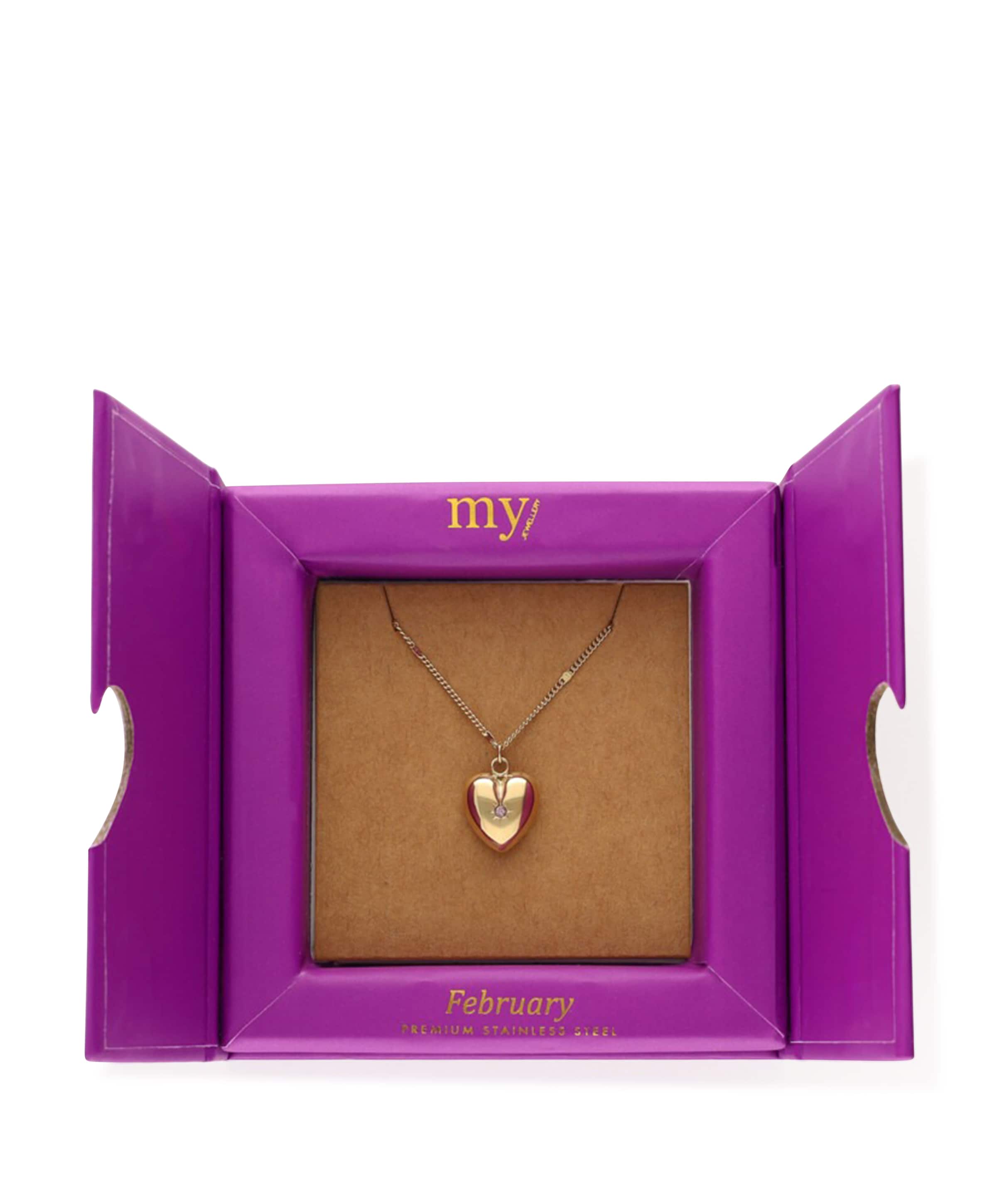 Dames ketting februari goud