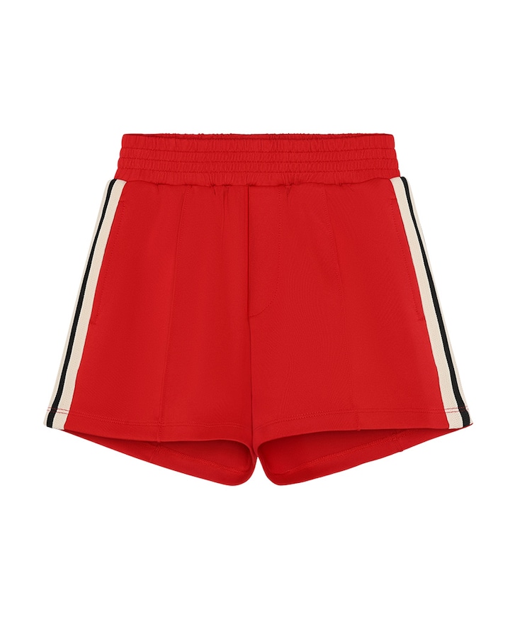 Tape meisjes korte broek rood
