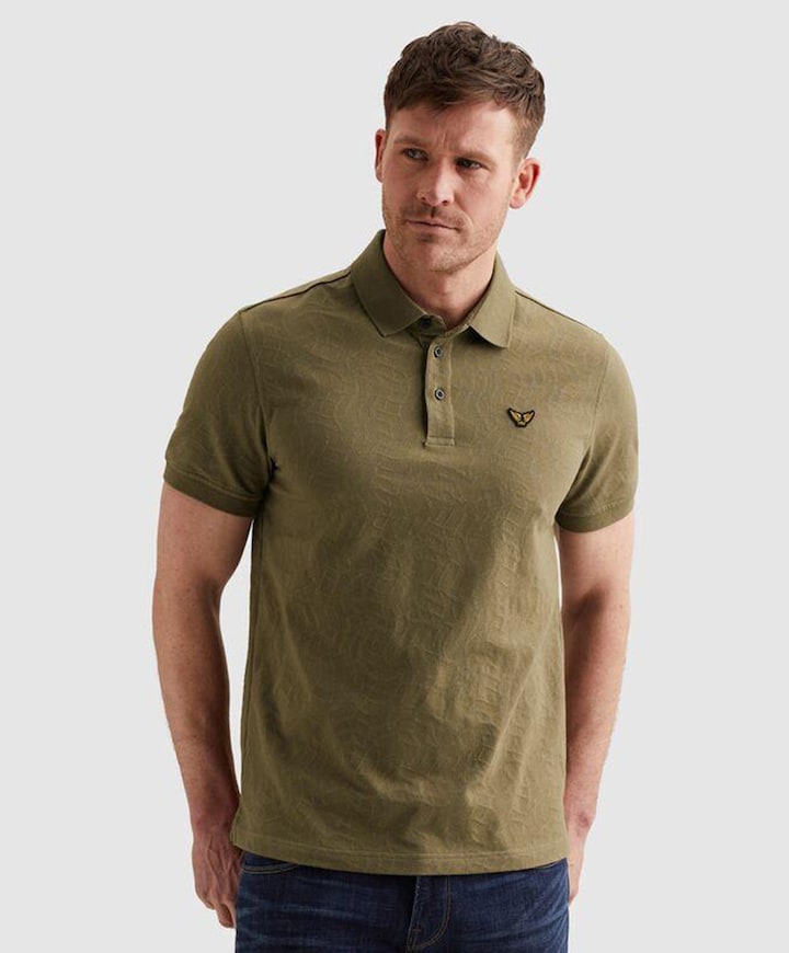 Heren polo groen