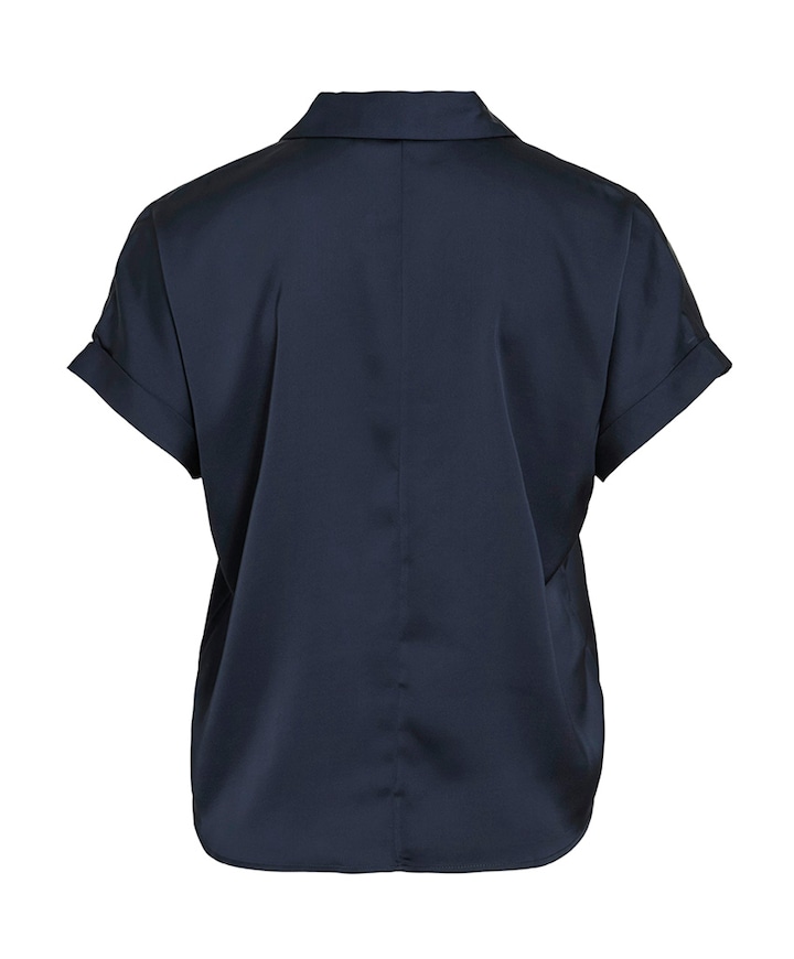 Dames blouse blauw