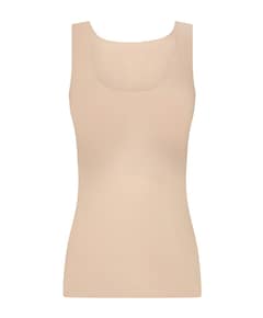 Dames hemd voorgevormd beige