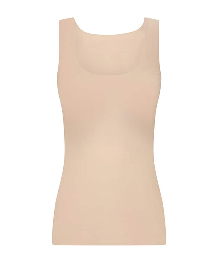 Dames hemd voorgevormd beige