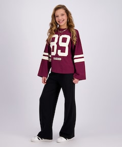 Meisjes longsleeve bordeaux