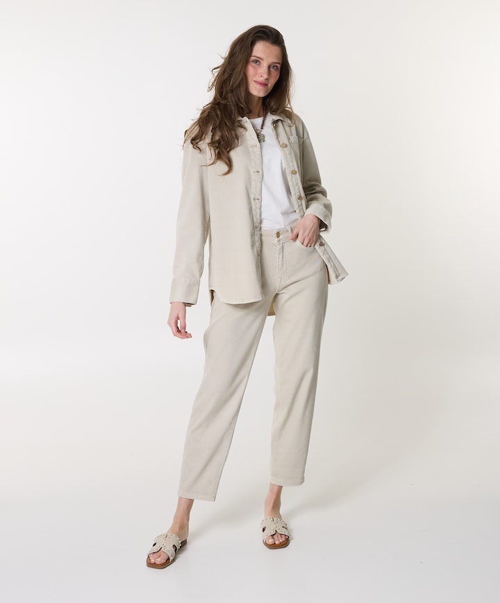 Dames blouse beige