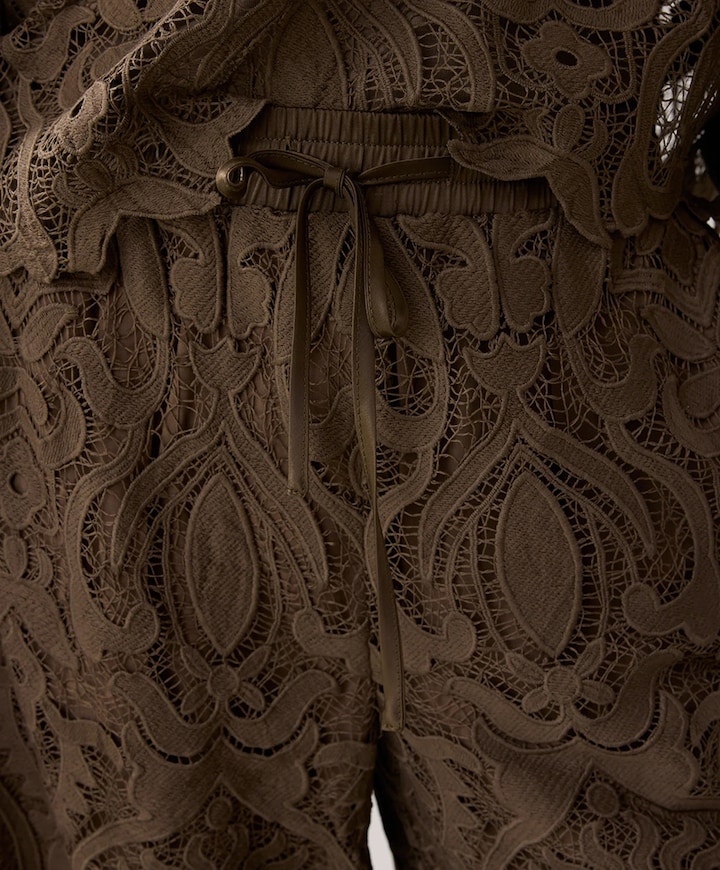 Long pants Lace dames broek groen