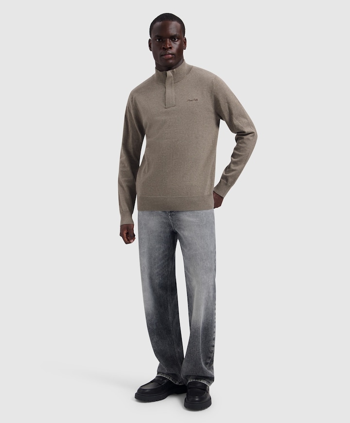 Heren trui beige