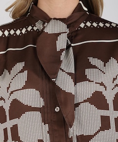 Dames blouse bruin